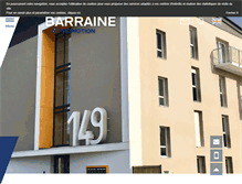 Tablet Screenshot of barraine-promotion.com